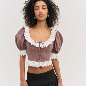 Noam Top — Burgundy