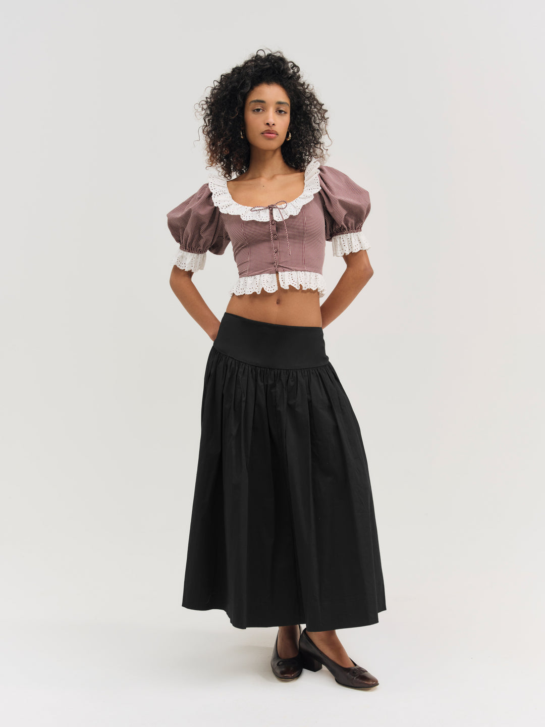 Noam Top — Burgundy - Image 4