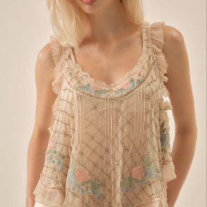 Spellbound Rose Top — Pale Pink