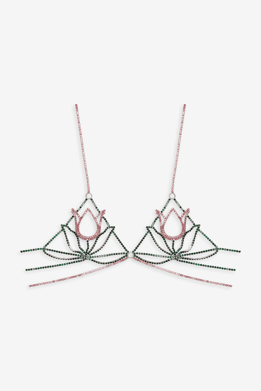 Tulip Rhinestone Bralette — Pink - Image 10