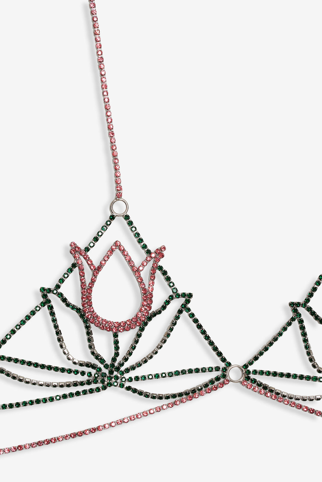Tulip Rhinestone Bralette — Pink - Image 11