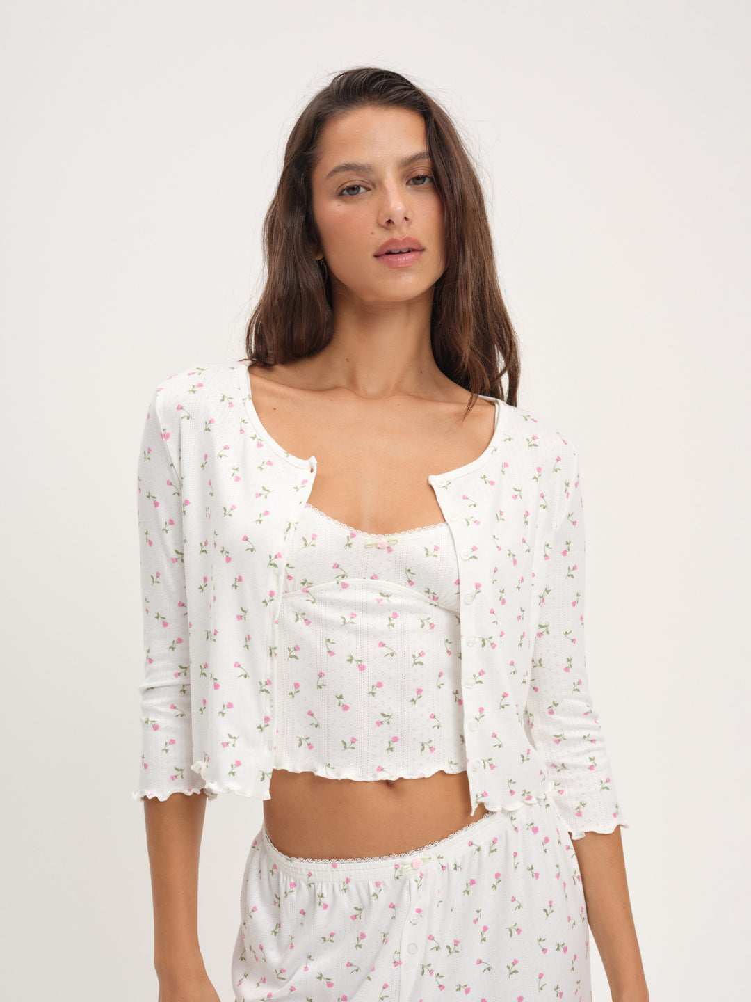 Elliana Cardigan — White - Image 2