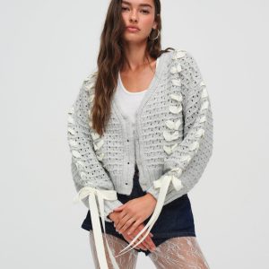 Laurel Oversized Cardigan — Grey