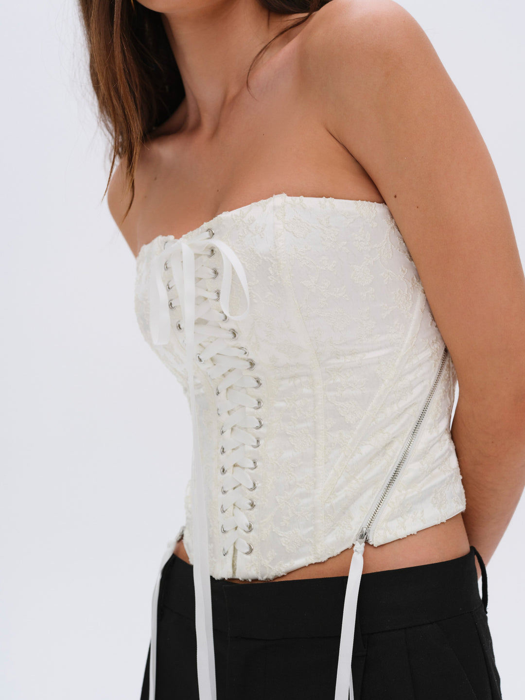 Lilibet Corset Top — White - Image 2