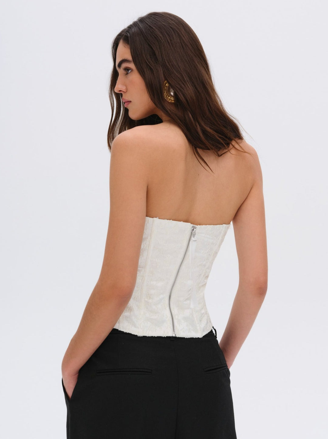 Lilibet Corset Top — White - Image 4
