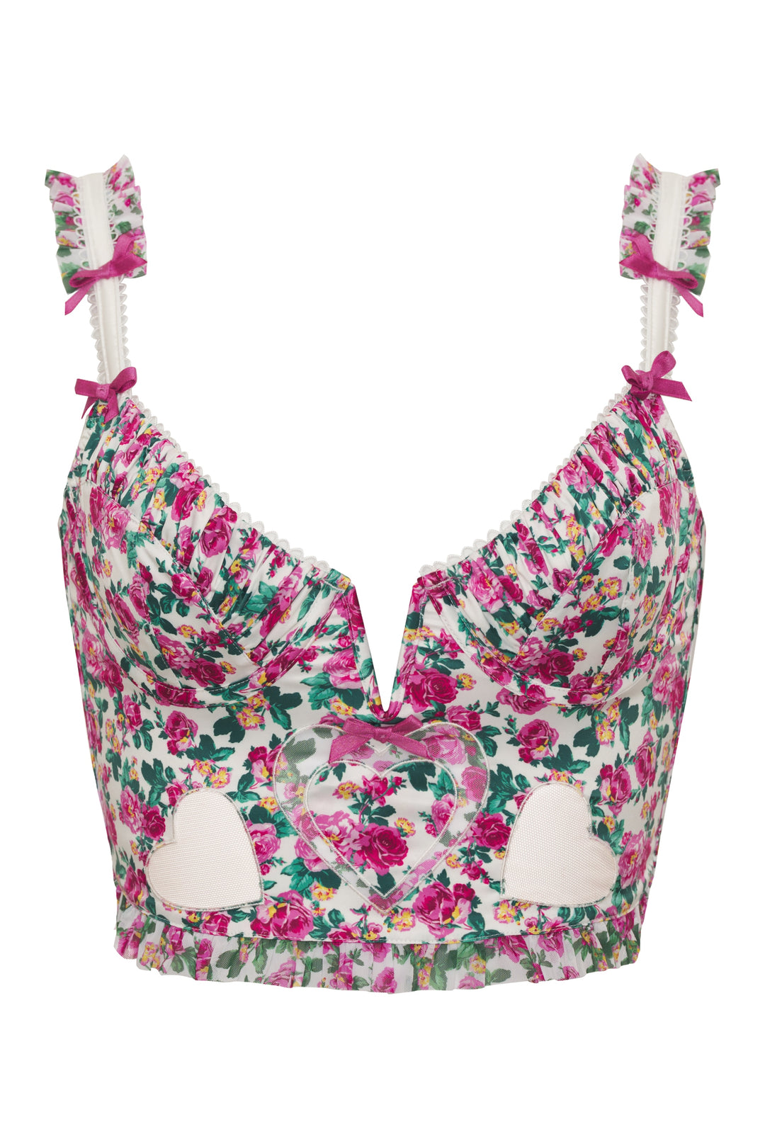 Heart Bloom Bustier — Pink - Image 6