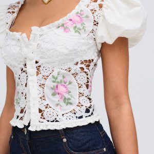 Bordeaux Top — Pink