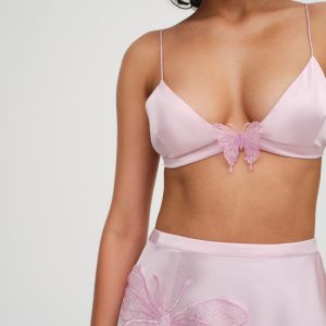 Truette Bralette Top — Pink