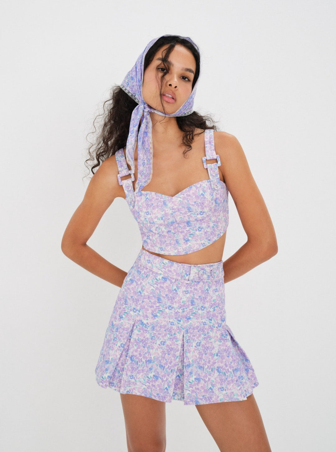 Lou Crop Top — Purple - Image 3