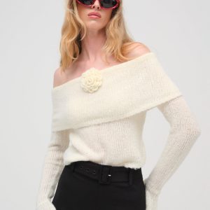 Aspen Knit Top — Cream