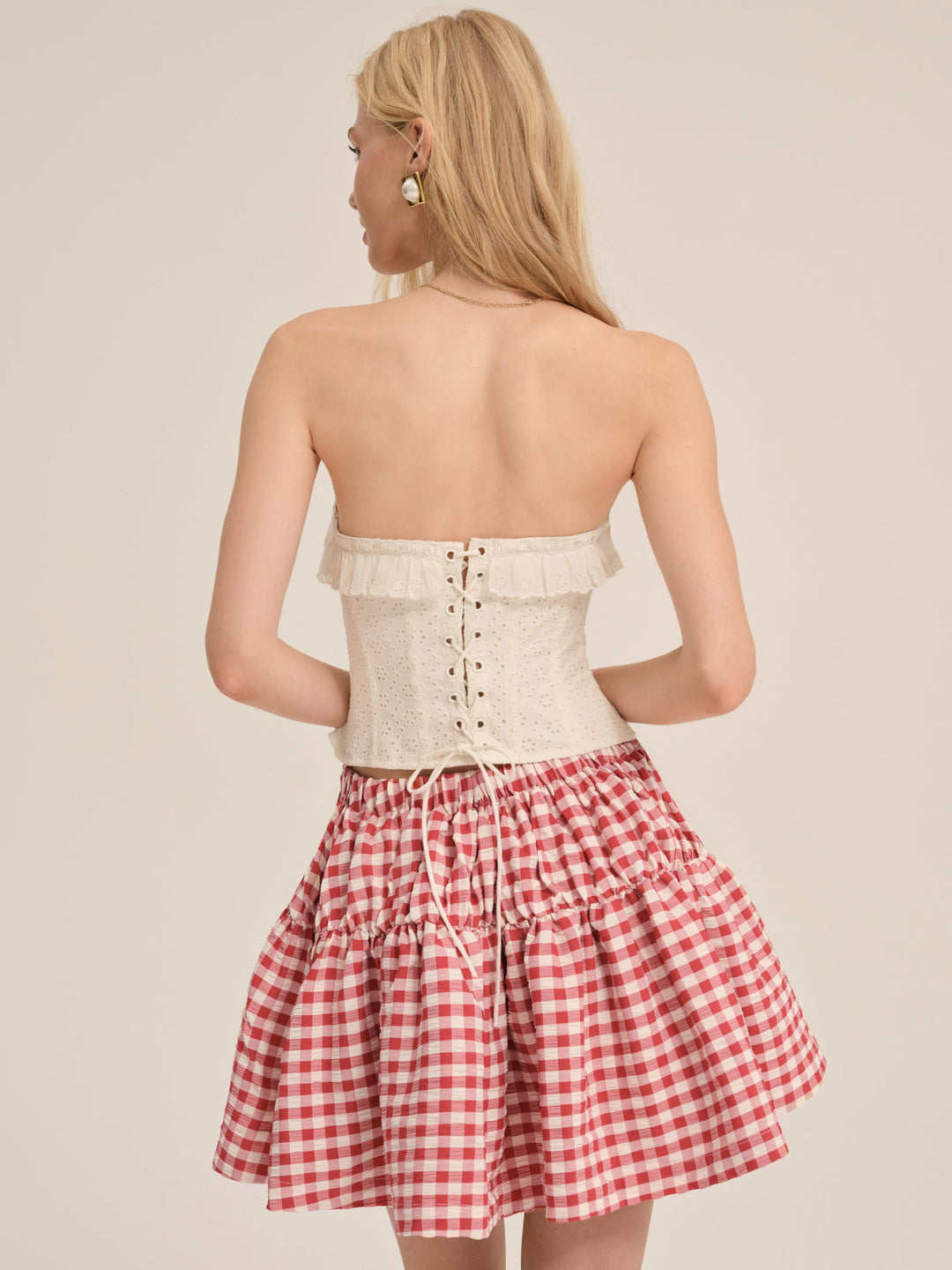 Tea Time Corset Top — Cream - Image 3