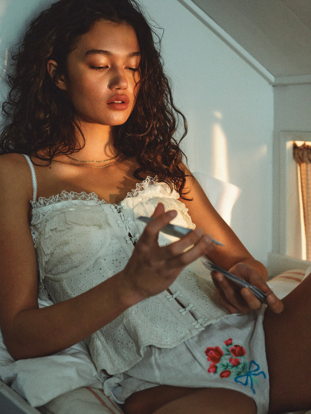 Tea Time Corset Top — Cream - Image 4