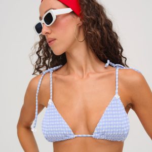 Bay Bikini Top — Blue