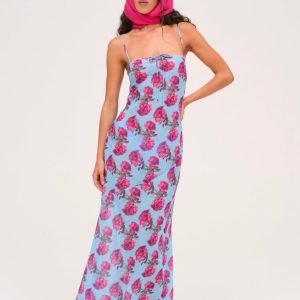Marina Maxi Dress — Blue