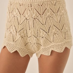 Lelia Knit Short — Cream