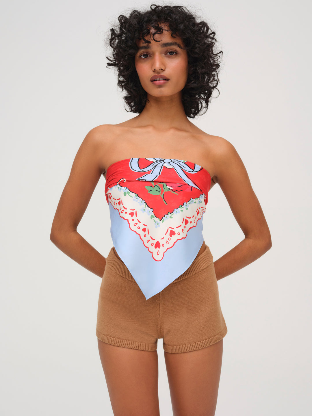Ellie Knit Short — CAMEL - Image 3