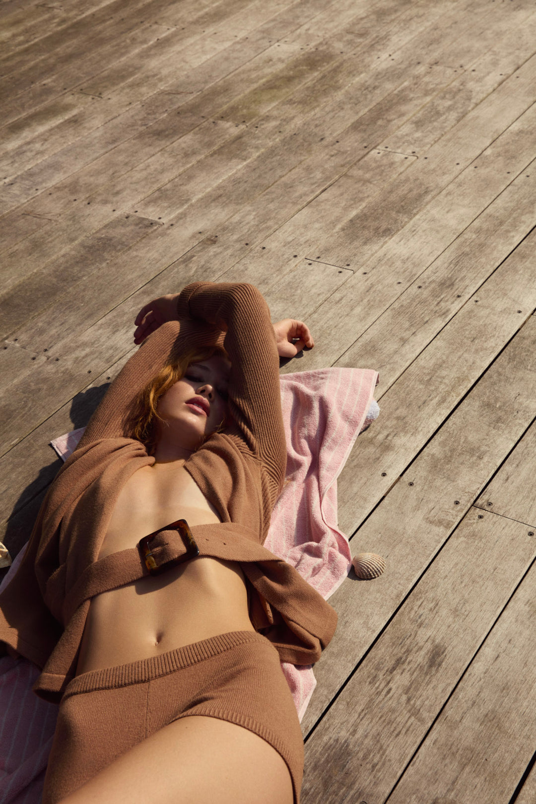 Ellie Knit Short — CAMEL - Image 8