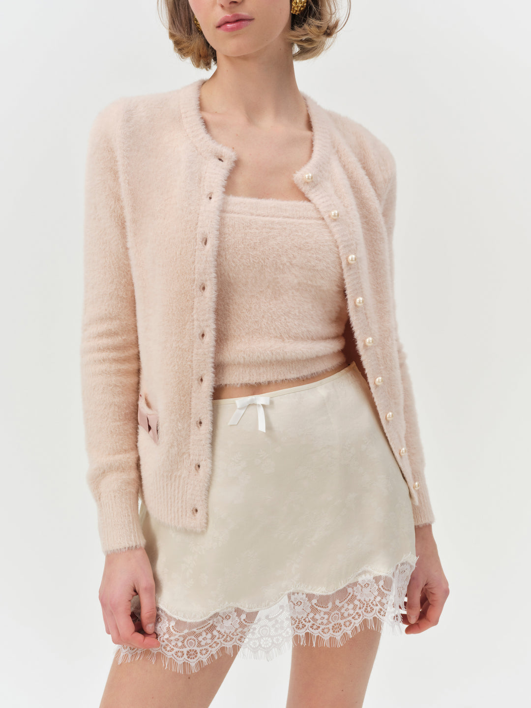 Harper Cardigan — Pink