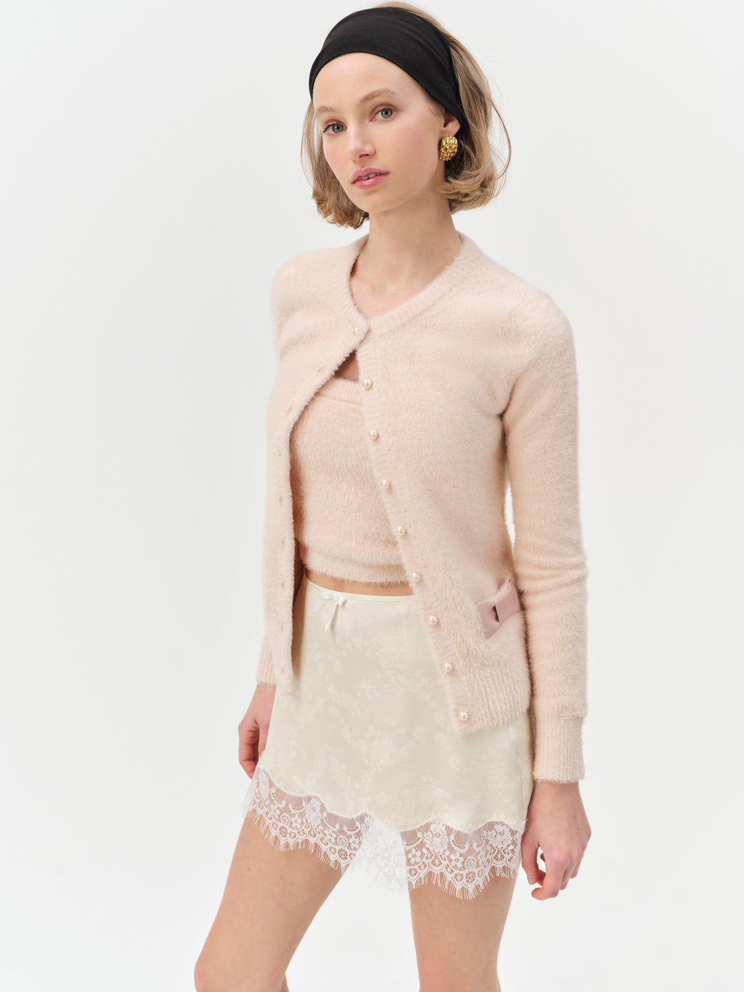 Harper Cardigan — Pink - Image 3