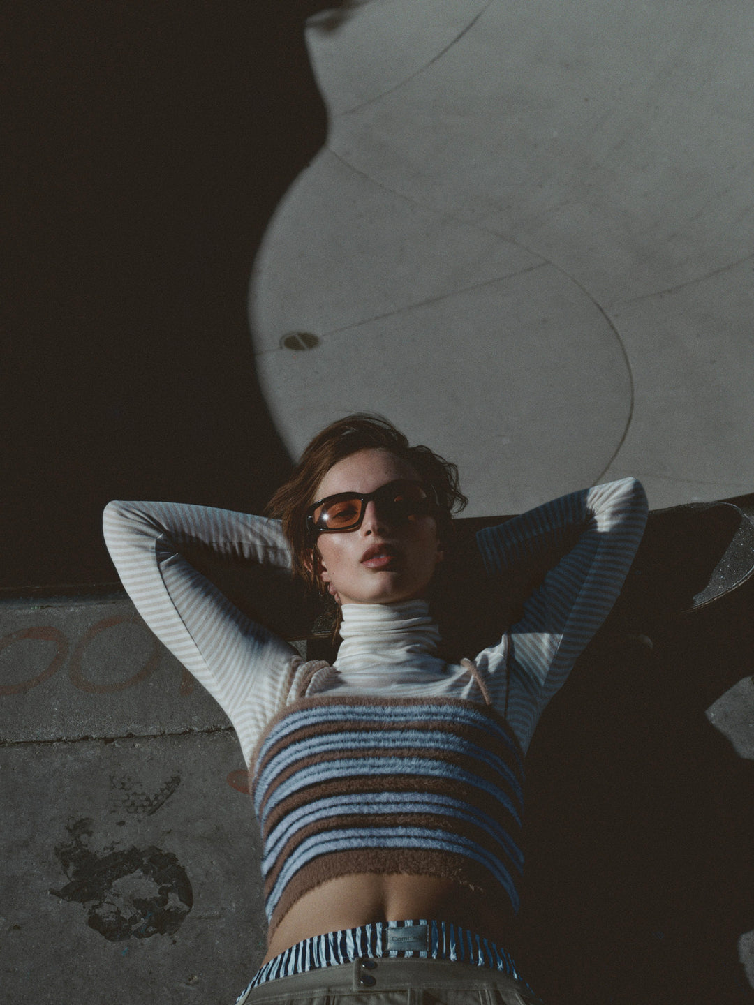 Nora Striped Tank — Blue - Image 10
