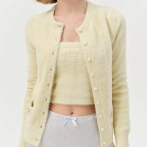 Harper Cardigan — Yellow