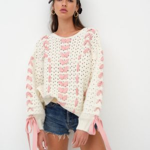 Laurel Oversized Sweater — White