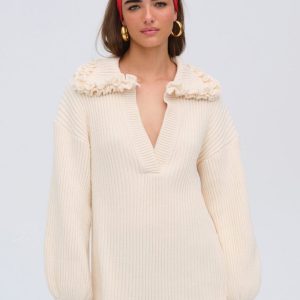 Rey Knit Tunic — Cream