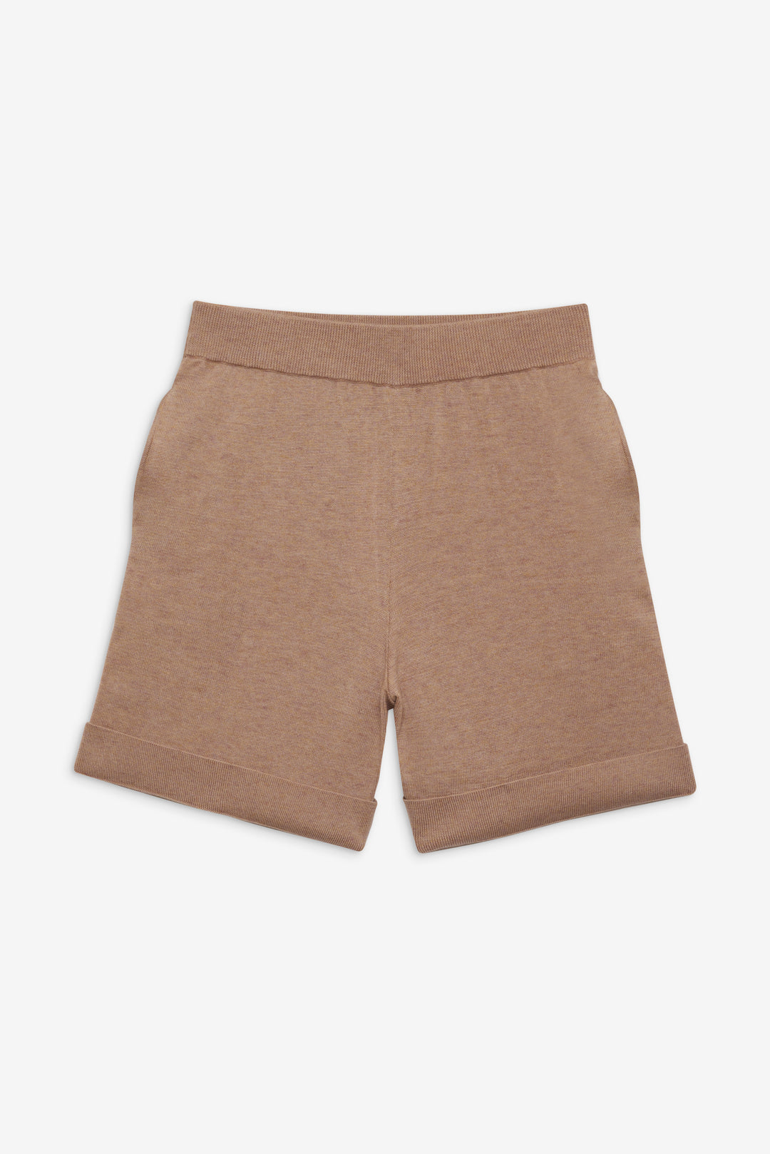 Cassidy Knit Shorts — Brown - Image 5