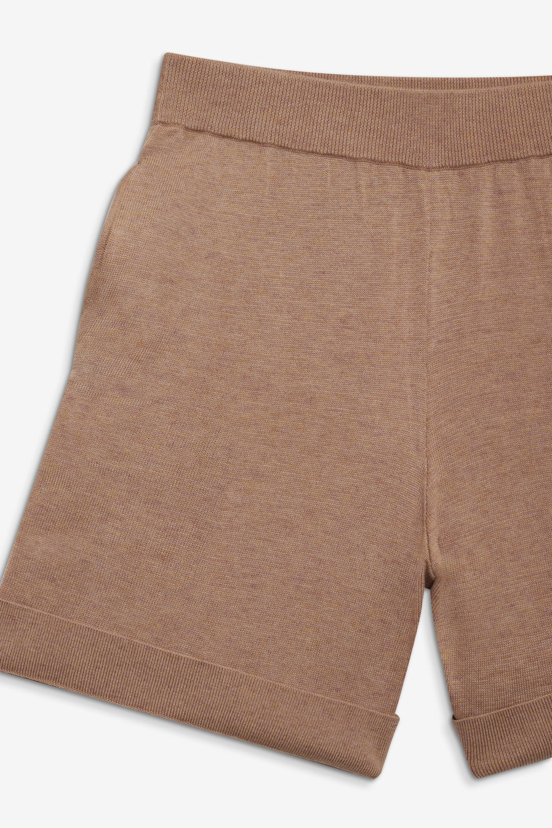 Cassidy Knit Shorts — Brown - Image 6