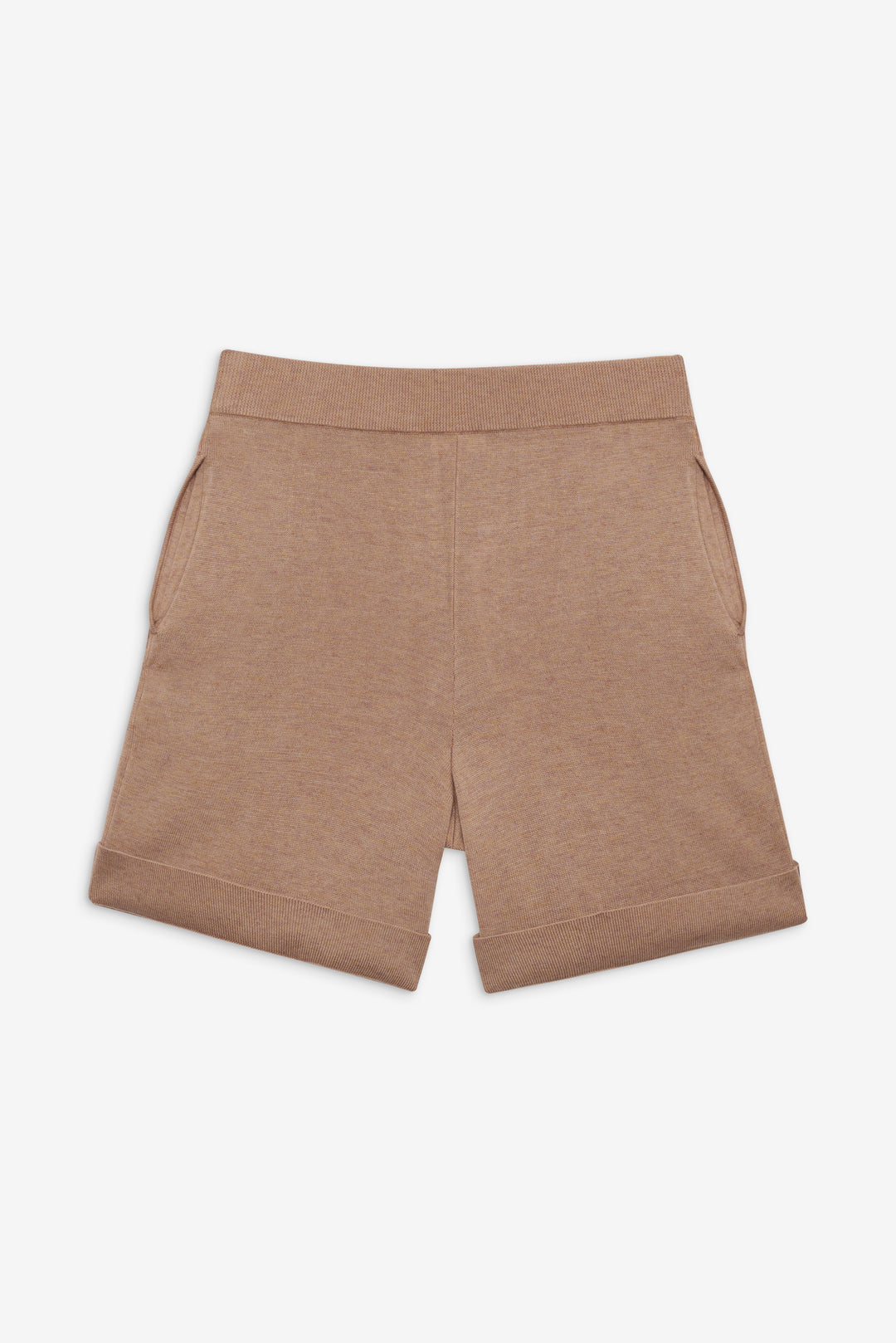 Cassidy Knit Shorts — Brown - Image 7