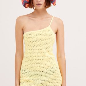 Charlotte Mini Dress — Yellow