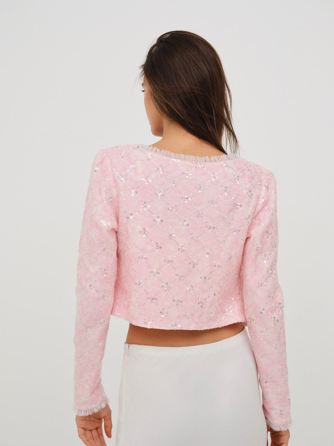 Isabeau Cardigan — Pink - Image 2