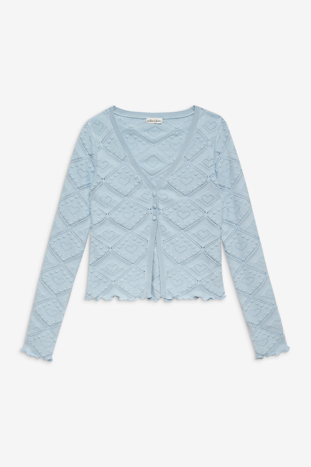 Coco Knit Cardigan — Baby Blue - Image 5