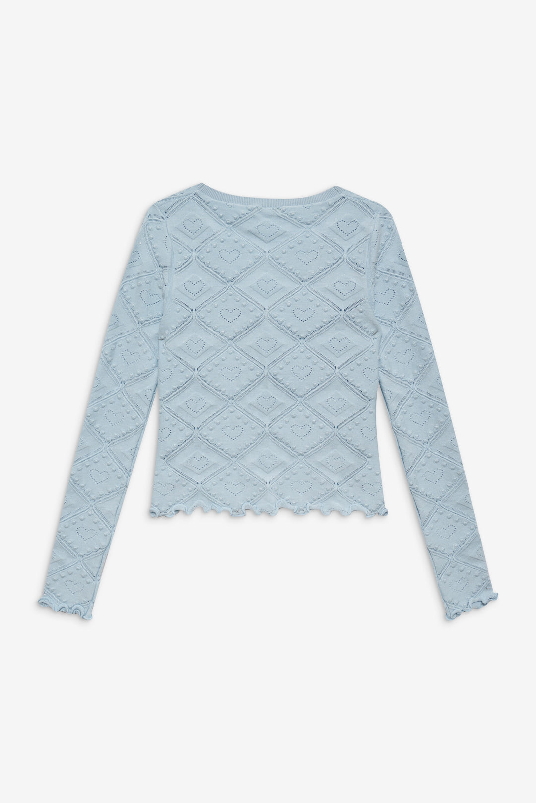 Coco Knit Cardigan — Baby Blue - Image 7