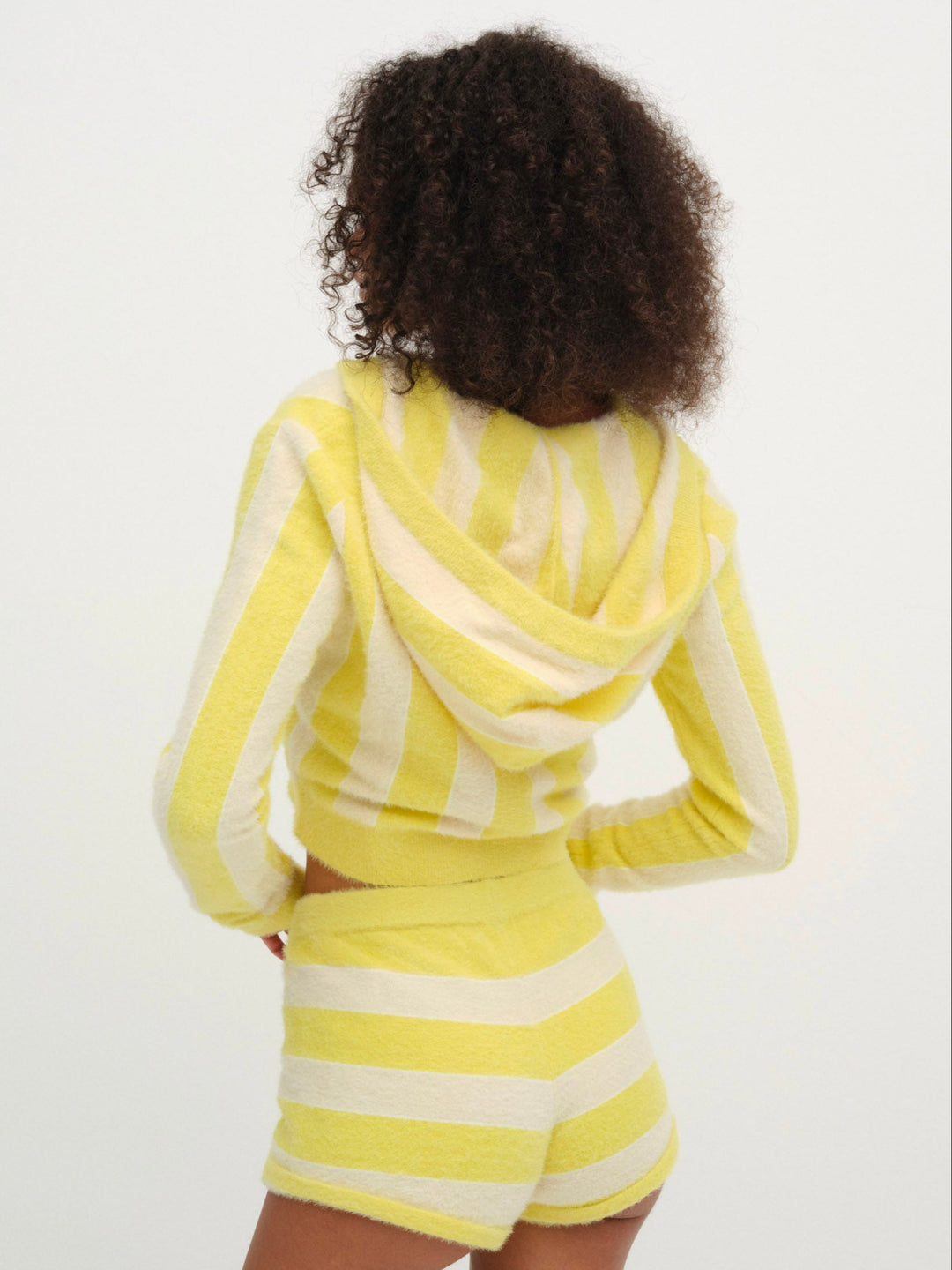 Sleepy Stripe Shorts — Yellow - Image 4