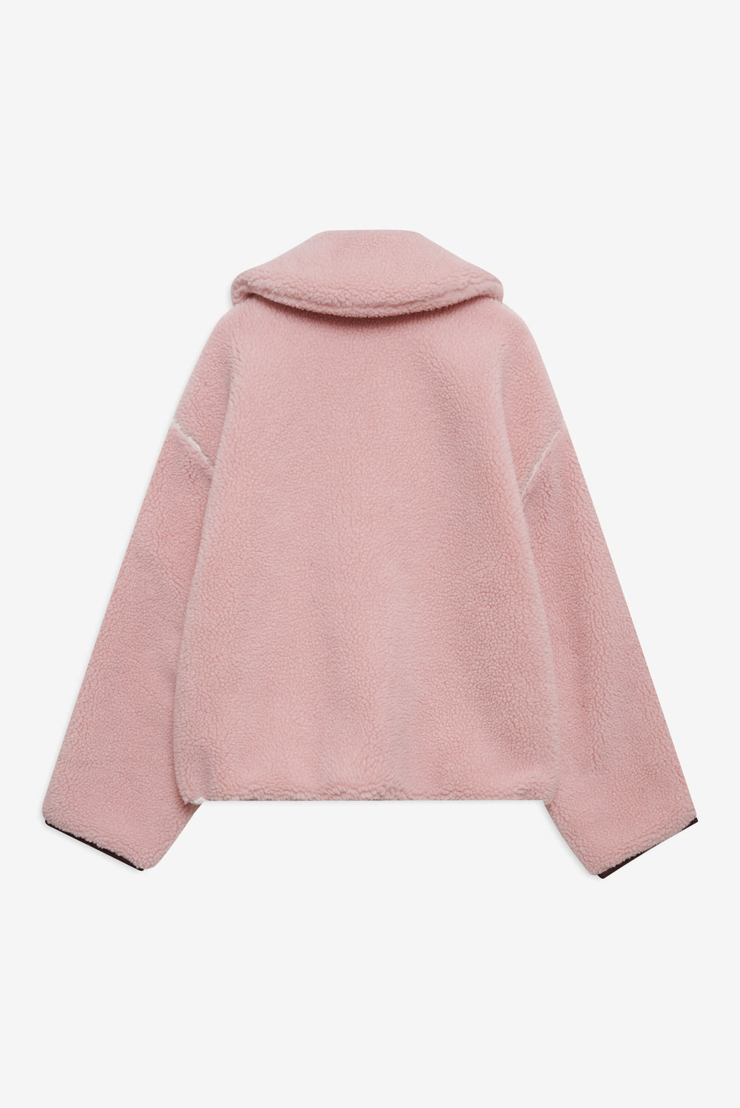Melody Pullover Sherpa Jacket — Pink - Image 6