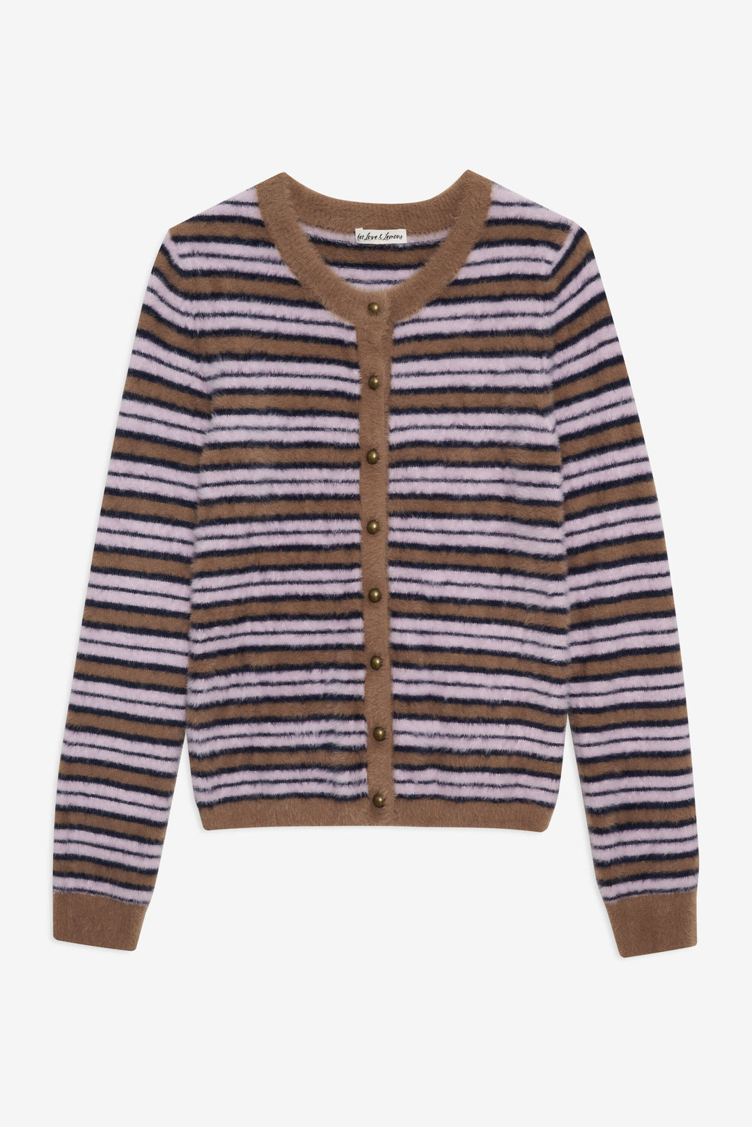 Nora Striped Cardigan — Blue - Image 6