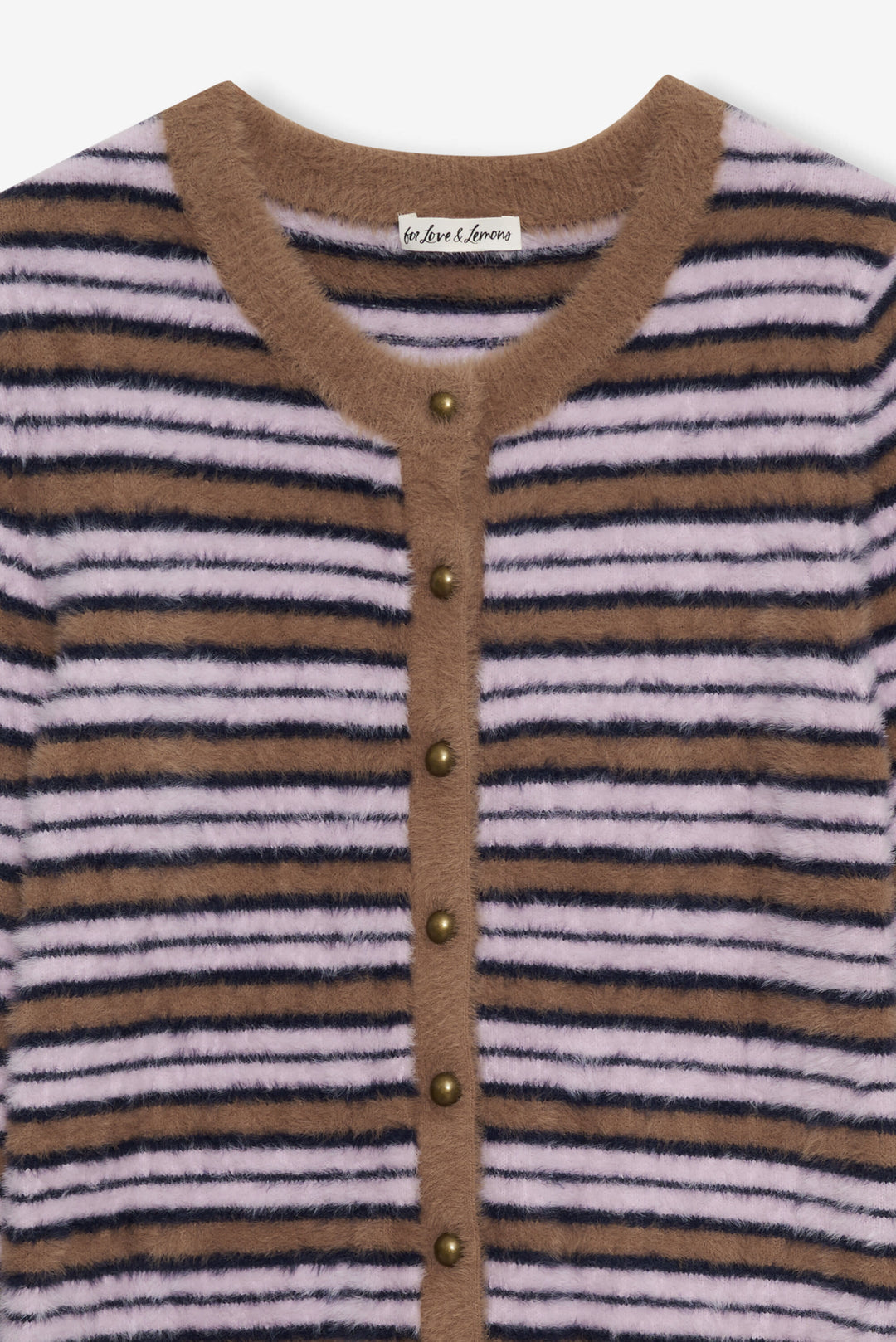 Nora Striped Cardigan — Blue - Image 7