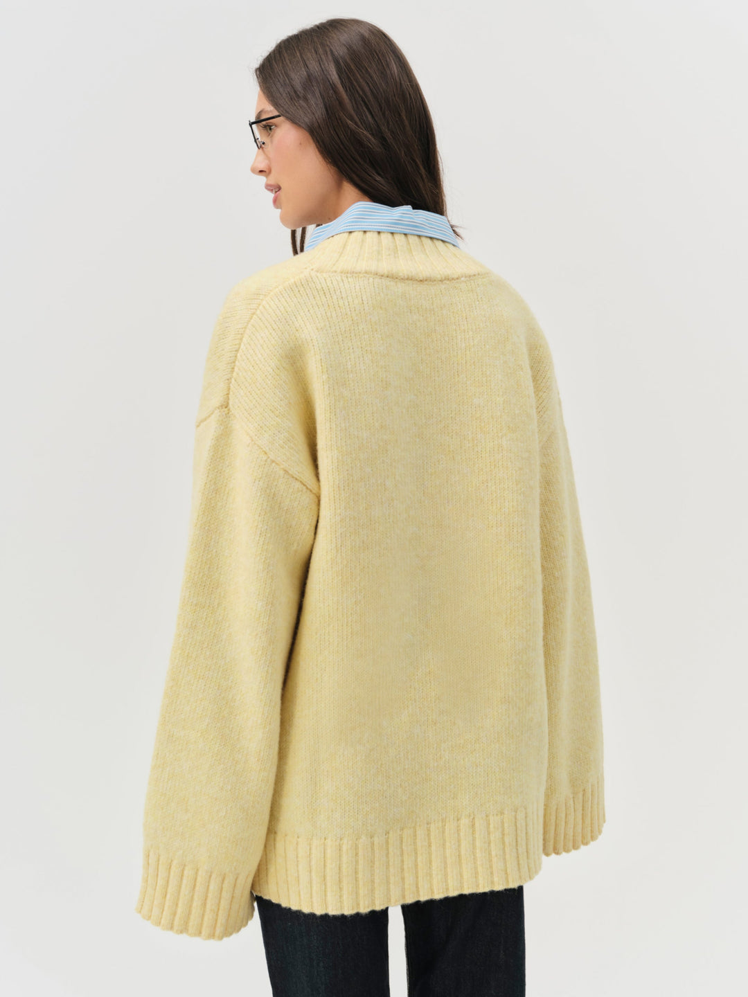 Amelia Sweater — Yellow - Image 3