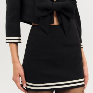 Josie Micro Mini Skirt — Black