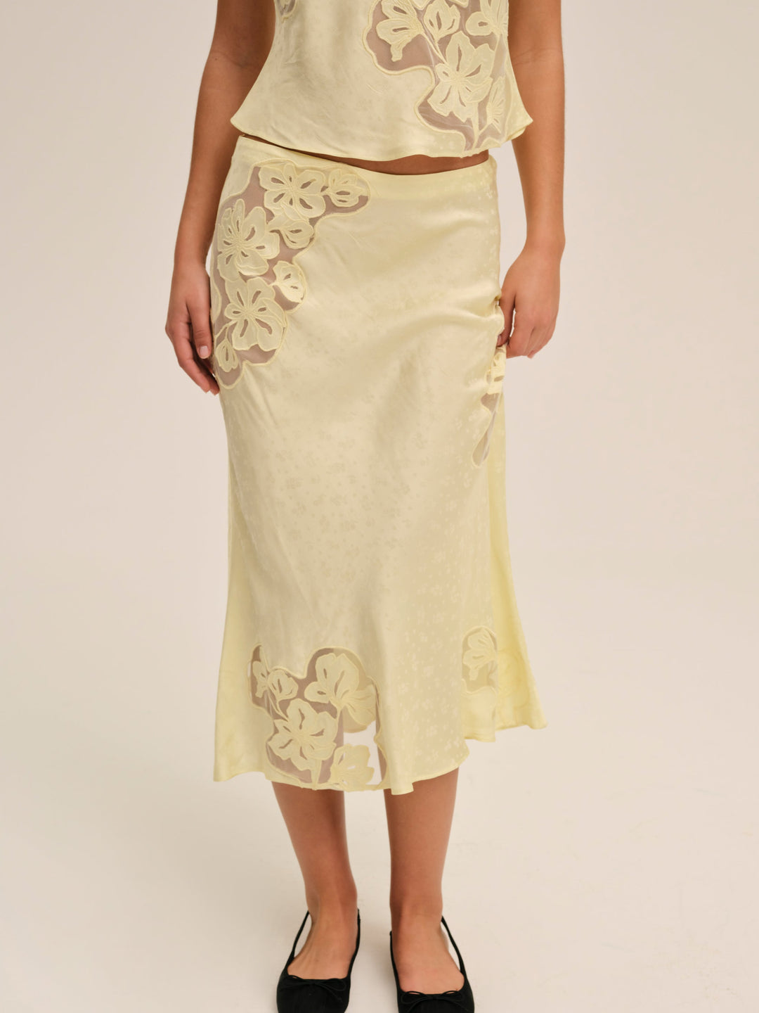 Sunrise Midi Skirt — Yellow - Image 2