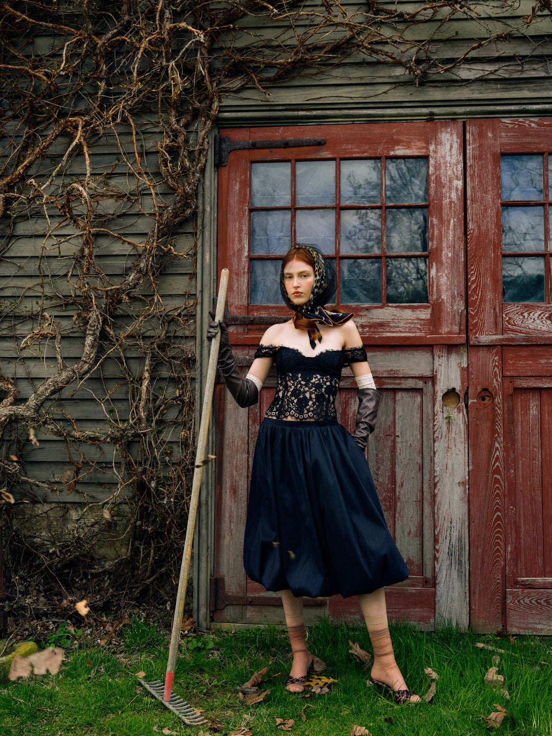 Waverley Midi Skirt — Black - Image 3