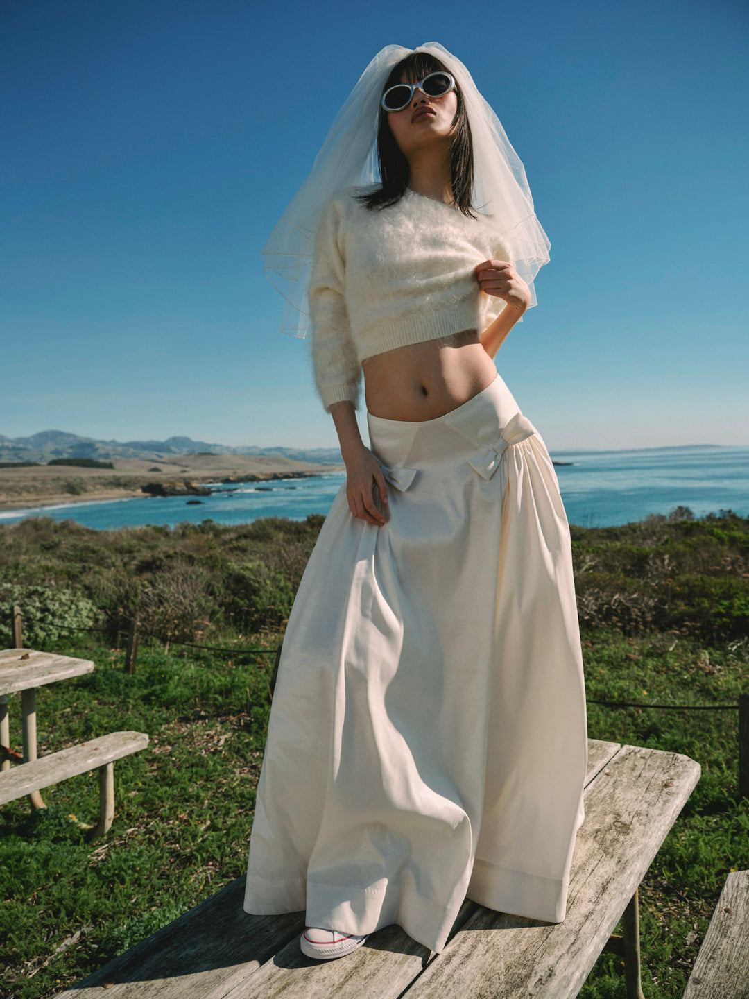 Orsa Maxi Skirt — White - Image 2