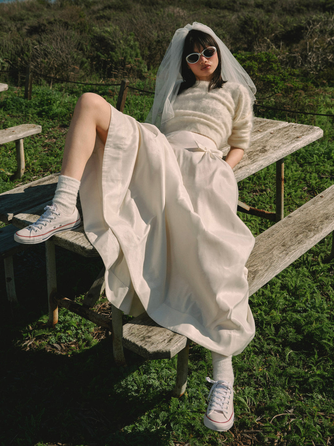 Orsa Maxi Skirt — White - Image 5