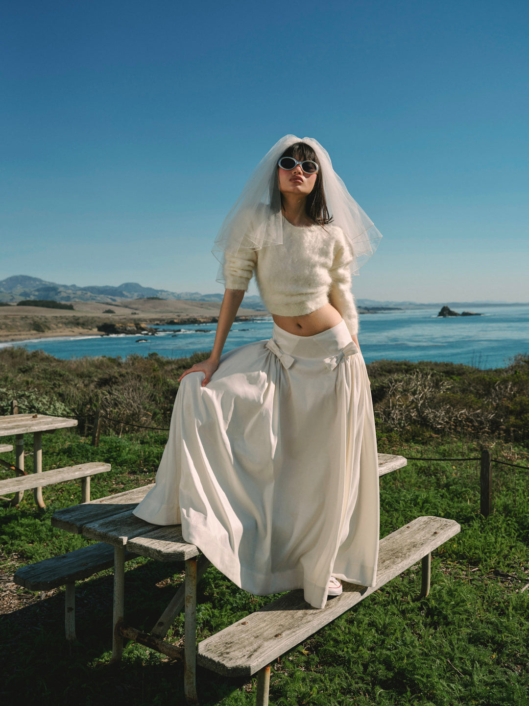 Orsa Maxi Skirt — White - Image 6