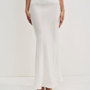 Lena Maxi Skirt — Cream
