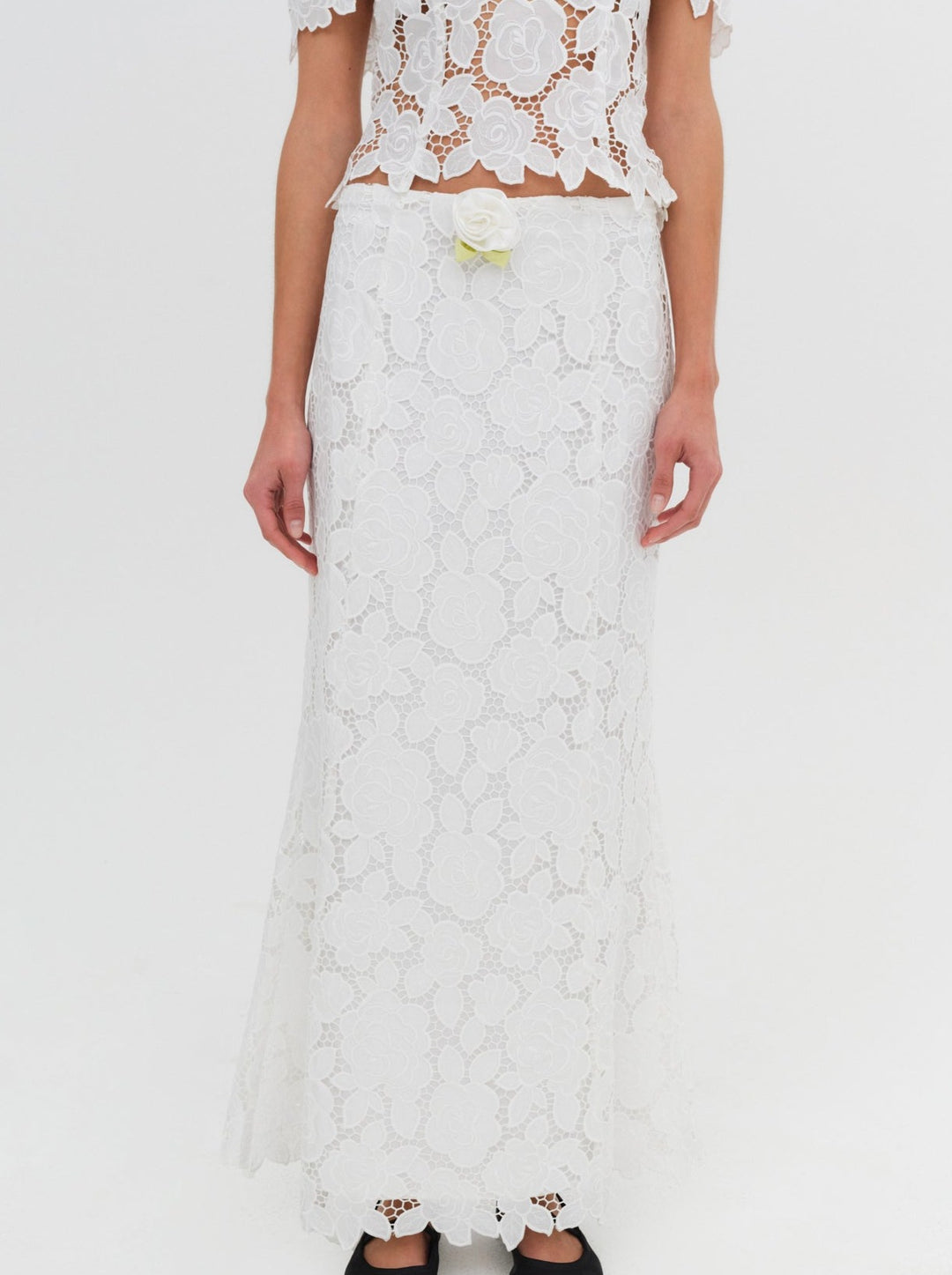 Claudia Maxi Skirt — White - Image 2