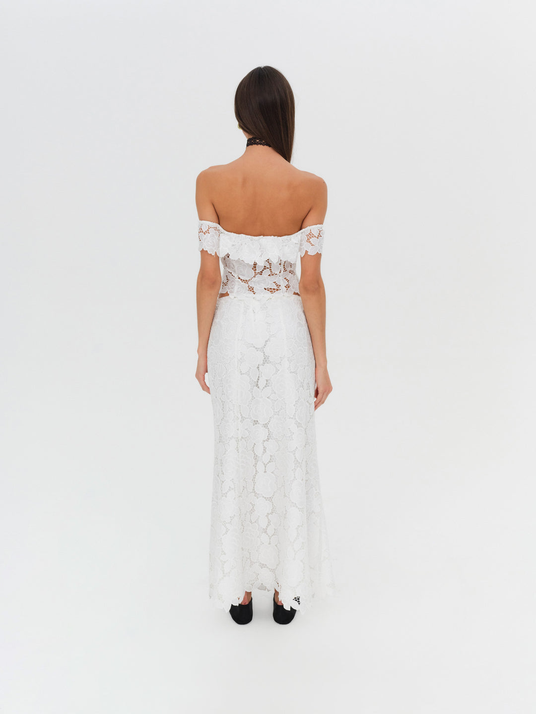 Claudia Maxi Skirt — White - Image 4