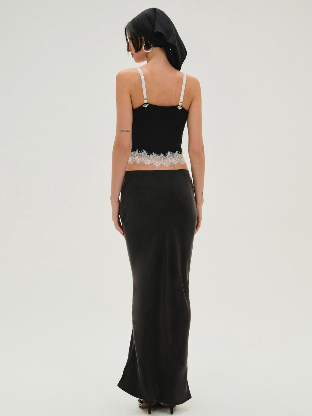 Lena Maxi Skirt — Black - Image 2