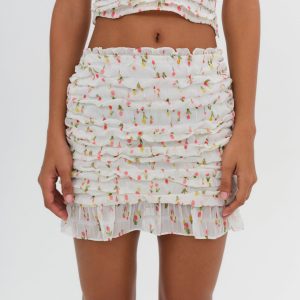 Elodie Mini Skirt — Yellow